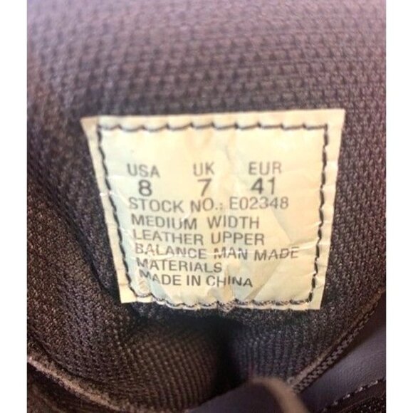 Bates Mens Black Leather Tactical Boots Size 8 Medium Width - Picture 3 of 12